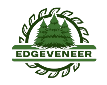 Edge banding veneer logo