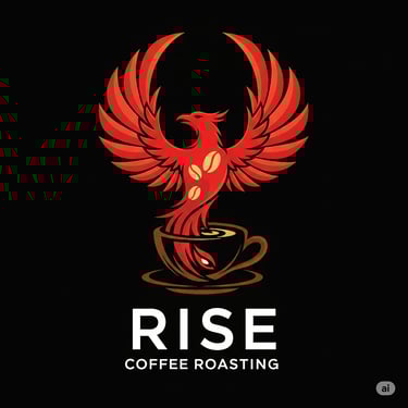 Rise coffee roasting logo