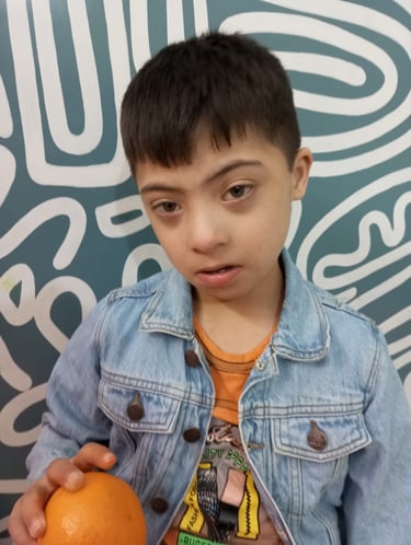 Child participating in engaging sensory therapy session