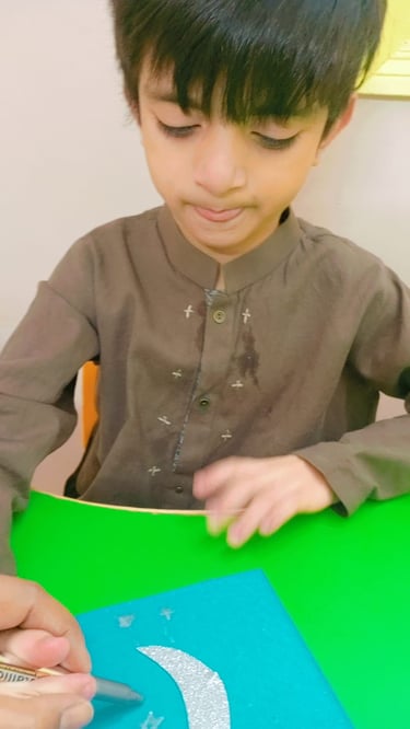 Child participating in therapy exercise