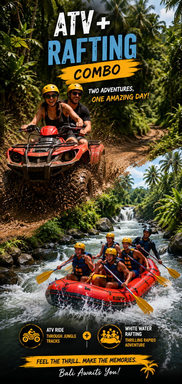 Bali ATV & Rafting Combo from Travel Story Bali