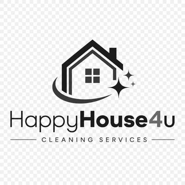 HappyHouse4u cleaning service logo