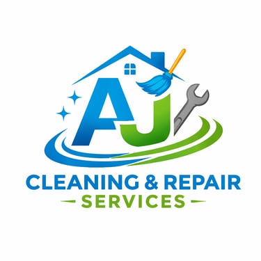 AJ cleaning and repair services logo