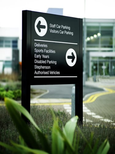 Road and traffic signs in Qatar — professional signage by the best advertising agency in Doha