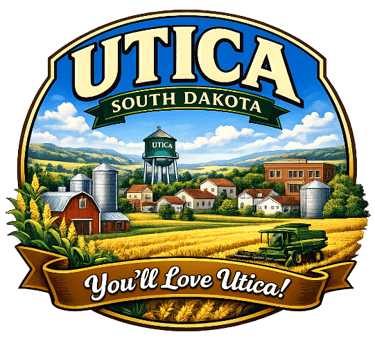 Town of Utica, South Dakota logo