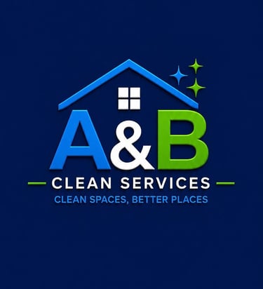 A&B clening services  logo