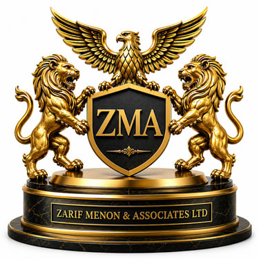 Zarif Menon and Associates (ZMA) logo