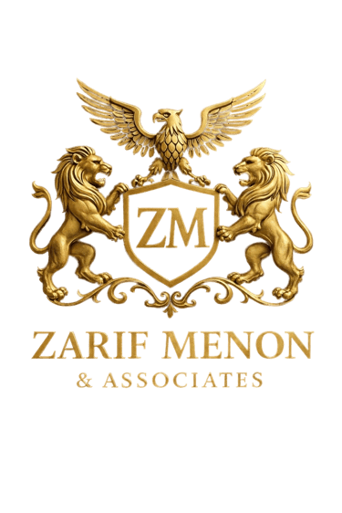 Zarif Menon and Associates (ZMA) logo