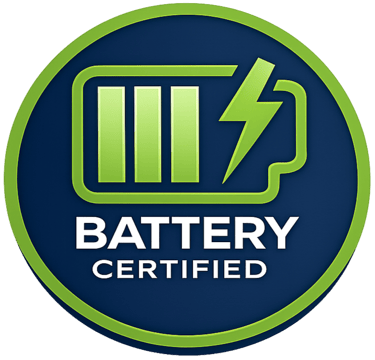 Battery Certified logo