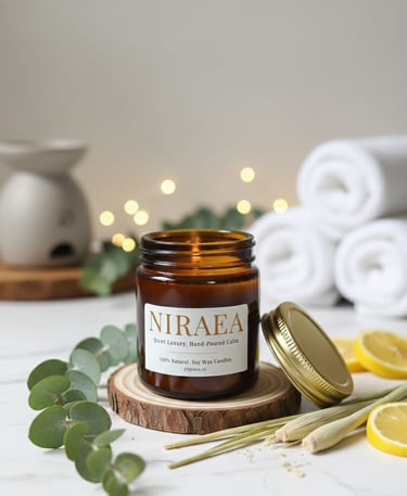 Candles for festivals and decor candle bouqet Niraea Aromatherapy