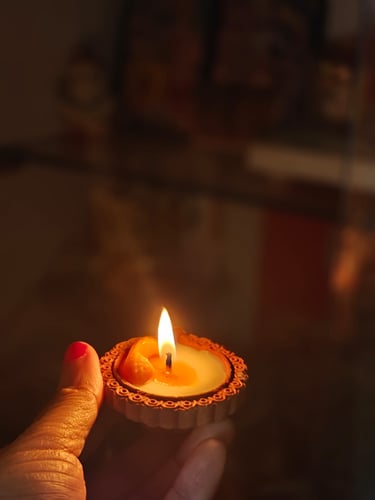 Candles for festivals and decor candle Niraea doya candle 