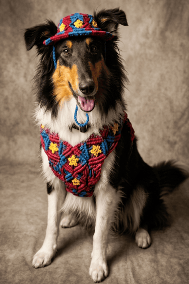 PERRO CHALECO ROJO