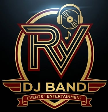 R V DJ Band logo