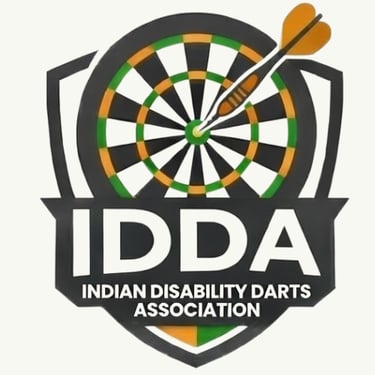Disability Disability Darts Association (IDDA) logo