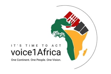 Voice1Afria logo