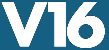 V16 ACADEMY logo