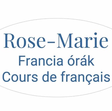 Rose-Marie francia órák - cours de français logo