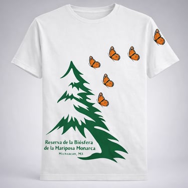 Playera de la Reserva de la Biosfera de la Mariposa Monarca
