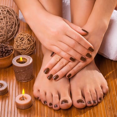 Professional manicure and pedicure services for healthy, beautiful nails