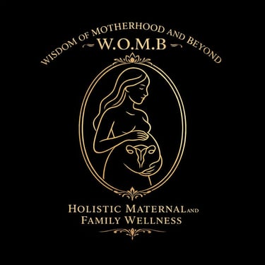W.O.M.B – Wisdom of Motherhood and Beyond logo