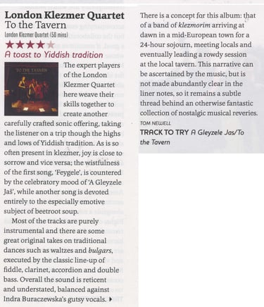 Songlines review To The Tavern