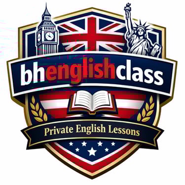 bhenglishclass - aulas de inglês com foco na fluência logo