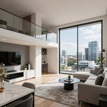 a person sitting on a bench overlooking the city