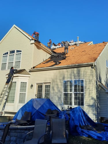 roof replacement and storm damage roofing service in Northern Virginia