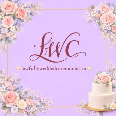 Lawfully Wedded Ceremonies logo