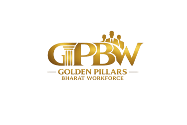 Golden Pillars Bharat Workforce logo