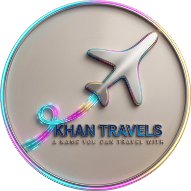 KHAN TRAVELS logo