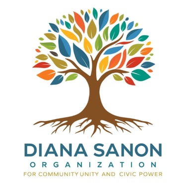 Diana Sanon Organization for Community Unity and Civic Power logo