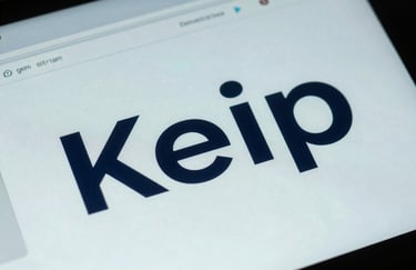 Macro photography of a high-resolution screen showing crisp, clean typography and intuitive UI elements in light blue and dark blue tones.