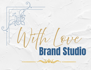 With Love Brand Studio | Purpose-Driven Brand Strategy & Design Services logo