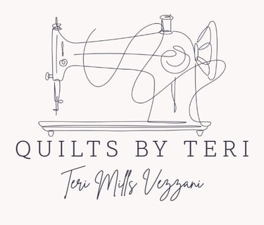 Quilts by Teri One of a Kind Handmade Quilts & Wall Hangings logo