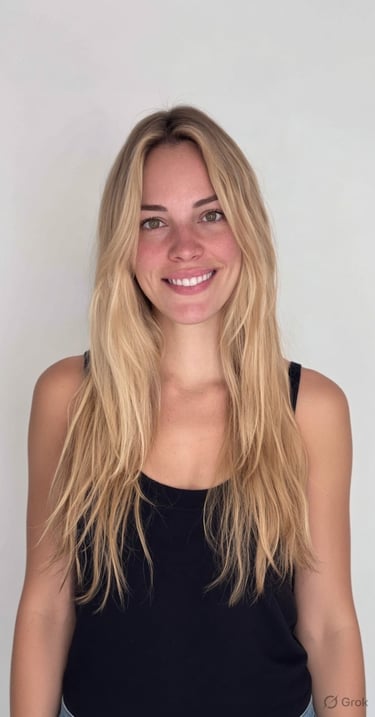 blonde hair extensions Sunshine Coast