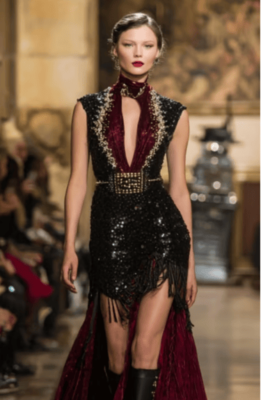 high fashion hair and makeup for Milan Fashion Week 