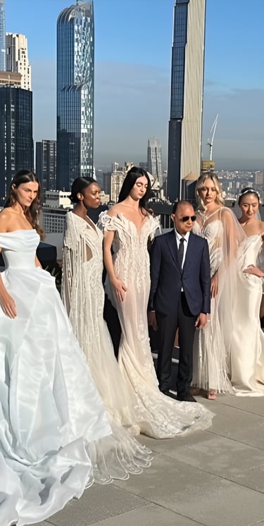 editorial hair and makeup with Jimmy Choo fashion styling
