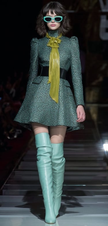 editorial hair and makeup Milan Fashion Week