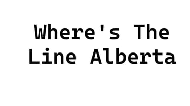 Where's The Line Alberta logo