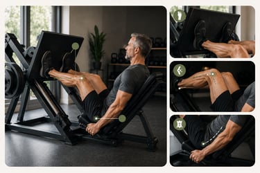 Exercices de presse à jambes : guide de posture