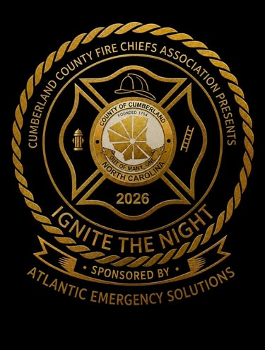 Cumberland County Fire Chiefs Association Ignite The Night Ball logo