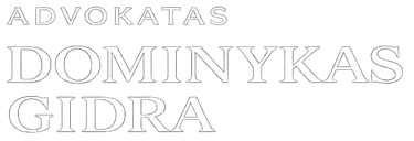 Advokatas Dominykas Gidra logo