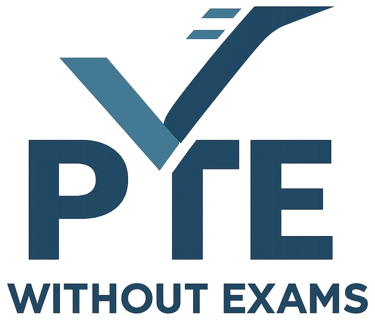 pte certificate without exam logo