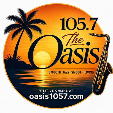 105.7 The Oasis logo