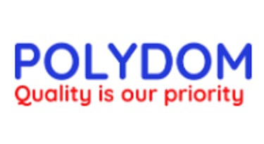 POLYDOM, construction tools, construction materials, Construction equiments, Cyprus logo