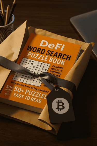 DeFi Word Search Puzzles, Decentralized Finance Education, Ethereum Activity Book, Smart Contract Co