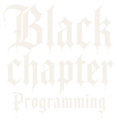 Black Chapter Programming logo