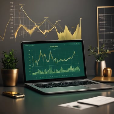 A sleek ebook cover with dark green and gold accents on a clean background.