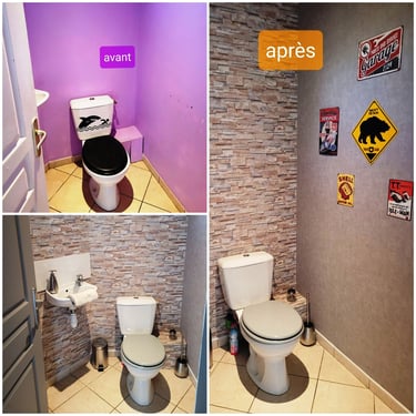 WC avant / après